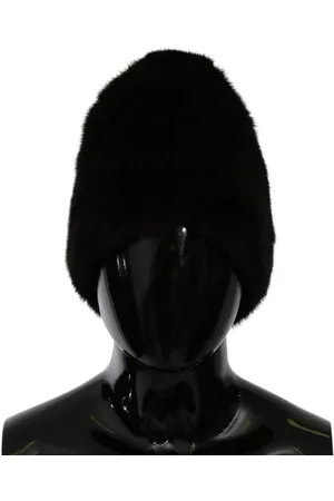 Dolce & Gabbana Silk Mink Fur Women Beanie Hat - 56 cm|XS