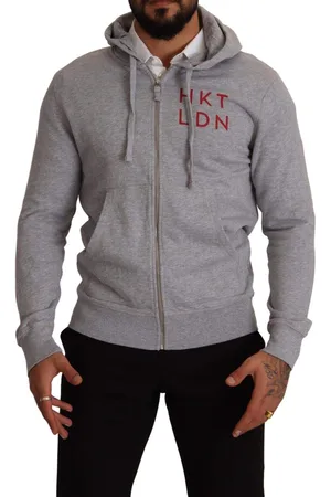 Hackett Full Zip Hooded Cotton Sweatshirt Sweater - IT46 | S