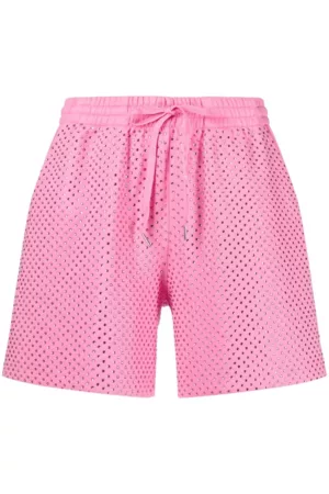 PAROSH Shorts - Rhinestone-embellished shorts - XS