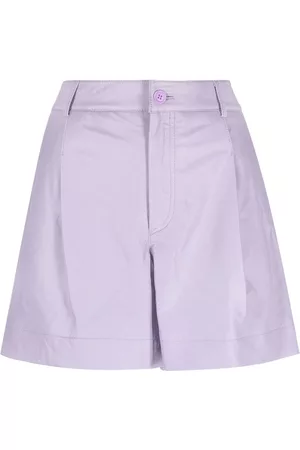 PAROSH Maciock high-waist leather shorts - XS
