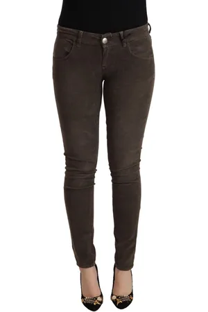ACHT Cotton Slim Fit Denim Low Waist Jeans - IT40|S