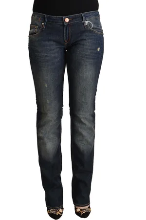 ACHT Washed Cotton Low Waist Skinny Denim Jeans - W30