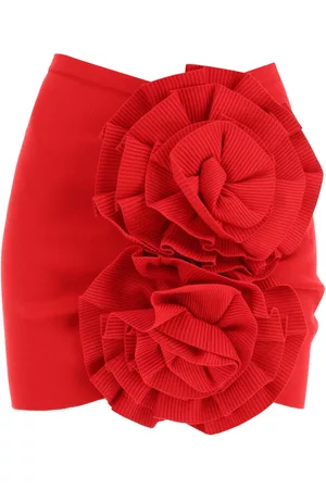 MAGDA BUTRYM Women Mini Skirts - Knitted miniskirt with applique - 36