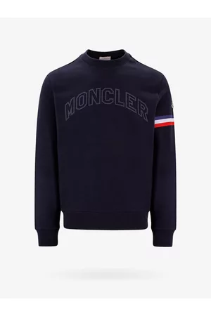Moncler Men Sweatshirts - Crew Neck Long Sleeves Cotton SWEATSHIRTS - M