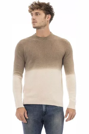 ALPHA STUDIO Alpaca Leather Sweater - IT54 | XXL