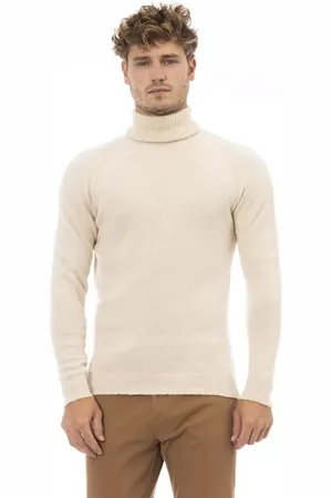 ALPHA STUDIO Alpaca Leather Sweater - IT50 | L