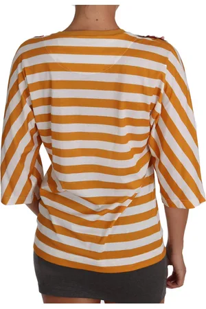 Dolce & Gabbana Orange FIRENZE Top T-shirt - IT40|S