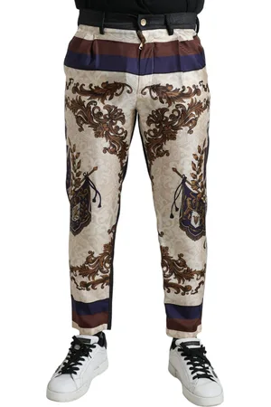 Dolce & Gabbana Heraldic Skinny Men Pants - IT48 | M