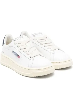 Autry Logo-tongue sneakers - 29 WHT/BLUE