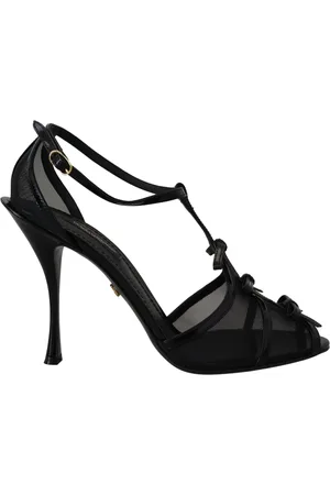 Dolce & Gabbana Elegant Stiletto Heeled Sandals - EU38/US7.5