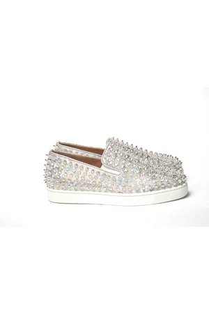 Christian Louboutin Ab/Clear Ab Roller Boat Woman Flat Sneaker - EU35.5/US5
