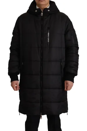 Dolce & Gabbana Elegant Hooded Parka Winter Jacket - IT46 | S