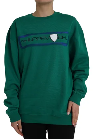 Philippe model Cotton Logo Print Long Sleeves Pullover Sweater - XL