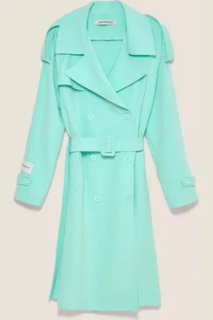 hinnominate Elegant Light Double-Breasted Trench Coat - S