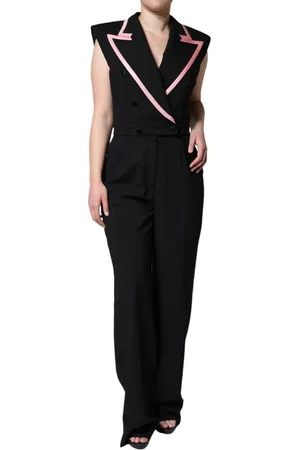 Dolce & Gabbana Wool Blend Sleeveless Jumpsuit Dress - IT44 | L