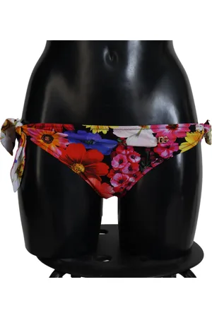 Dolce & Gabbana Floral Print Swimsuit Bikini Bottom Swimwear - IT3 | M