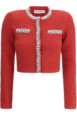 Self-Portrait Knit Jacket - L