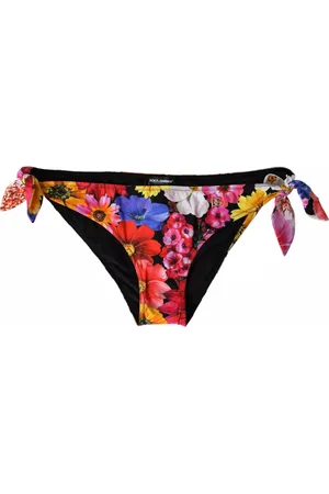 Dolce & Gabbana Floral Print Swimsuit Bikini Bottom Swimwear - IT3 | M