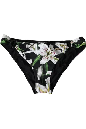 Dolce & Gabbana Lily Print Swimwear Bottom Beachwear Bikini - IT2 | S
