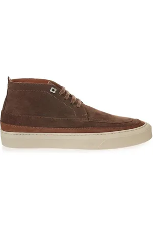 LARDINI Elegant Suede Sneakers in Rich - EU40/US7