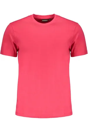 Napapijri Pink Cotton T-Shirt - S