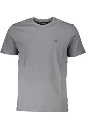 Napapijri Gray Cotton T-Shirt - S