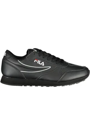 Fila Classic Laced Sports Sneakers with Contrast Details - EU44/US11