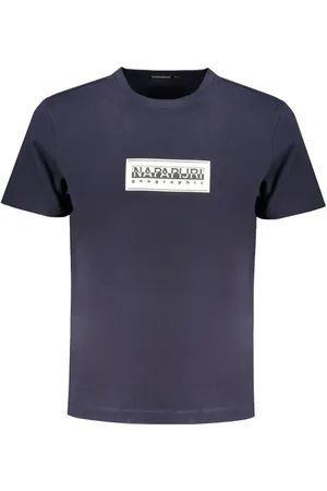 Napapijri Blue Cotton T-Shirt - XXL