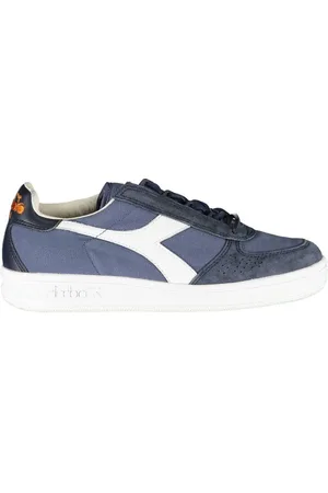 Diadora Chic Blue Contrast Lace-Up Sneakers - EU37/US7