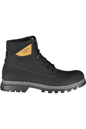 Carrera Sleek Lace-Up Boots with Contrast Details - EU41/US8
