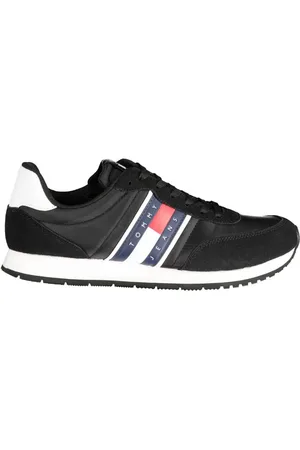 Tommy Hilfiger Black Polyester Sneaker - EU40/US7
