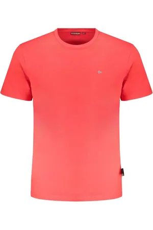 Napapijri Red Cotton T-Shirt - S