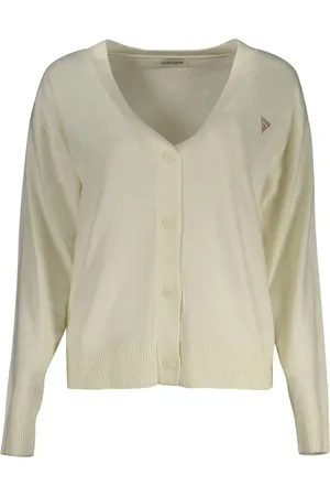 Guess White Polyester Sweater - S