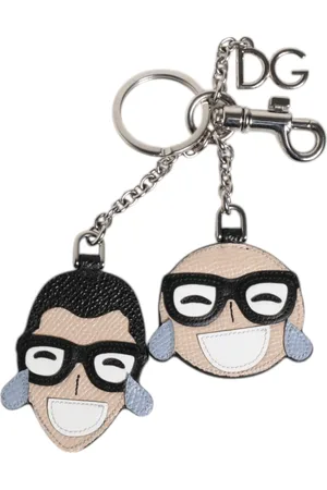 Dolce & Gabbana #DGFAMILY Logo Badge Holder Keychain Keyring