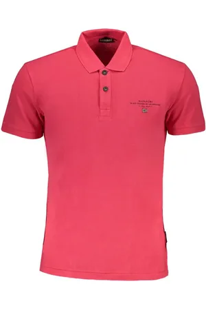 Napapijri Pink Cotton Polo Shirt - S