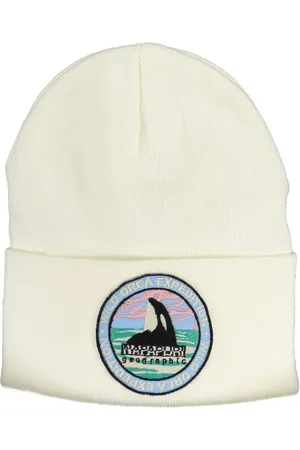 Napapijri White Acrylic Hats & Cap