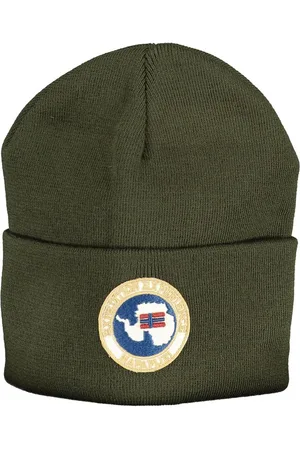 Napapijri Green Acrylic Hats & Cap