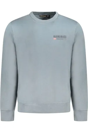 Napapijri Gray Cotton Men Sweater - S