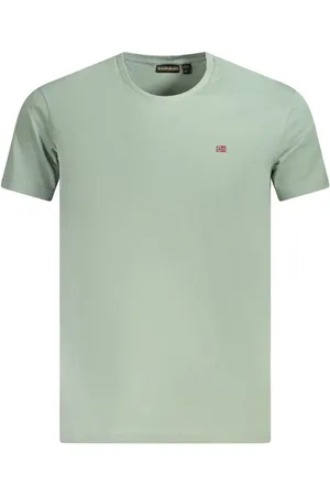 Napapijri Green Cotton Men T-Shirt - S