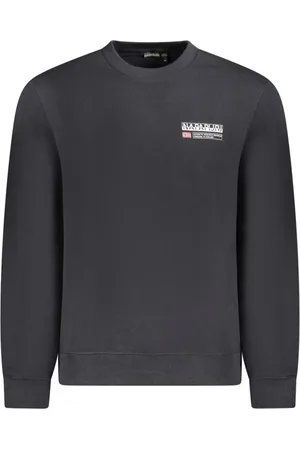 Napapijri Black Cotton Men Sweater - S