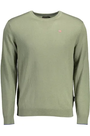 Napapijri Green Wool Men Sweater - XL