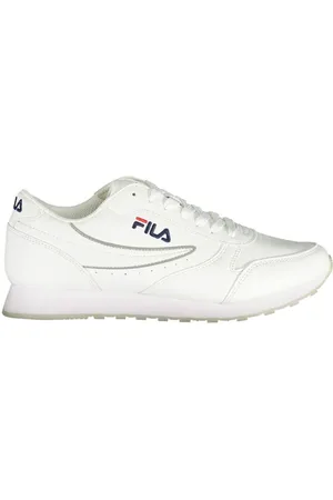 Fila Chic White Lace-Up Sneakers with Contrast Detailing - EU39/US9