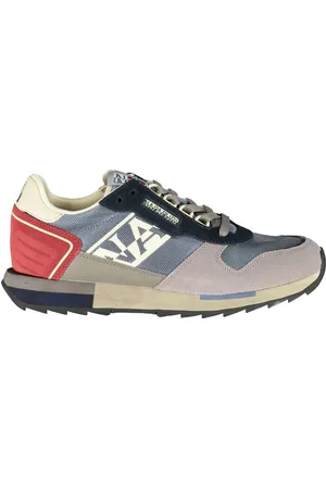 Napapijri Sleek Gray Lace-Up Sports Sneakers - EU44/US11