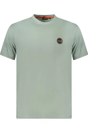 Napapijri Green Cotton Men T-Shirt - S