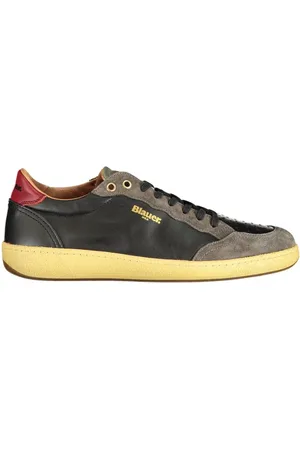 Blauer Black Leather Men Sneaker - EU40/US7