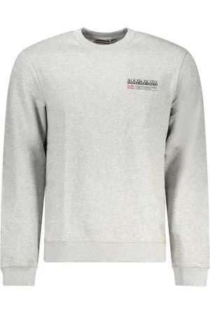Napapijri Gray Cotton Sweater - XXL
