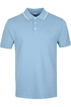 Jacob Cohen Light Blue Cotton Polo Shirt - XL
