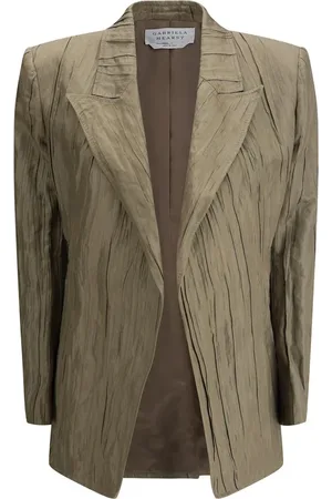 GABRIELA HEARST Ruched silk Mairi Blazer - IT40 | M