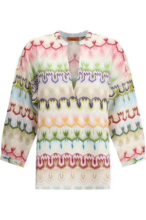 Missoni ZigZag pattern Knit Blouse - M