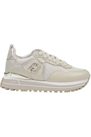 Liu Jo Cream Leather Sneaker - EU40/US10